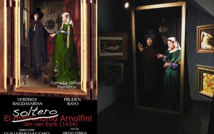 El soltero Arnolfini con Verónica Bagdasarian en Microteatro por dinero